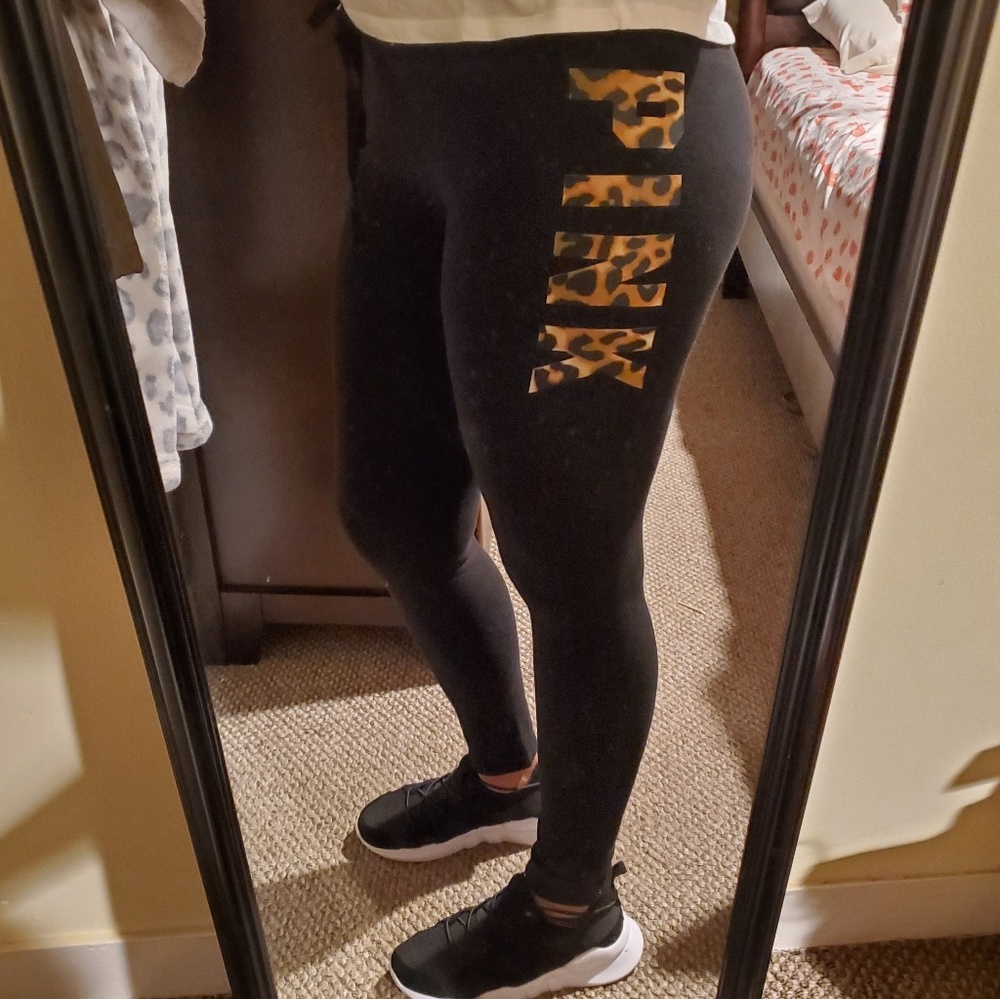 PINK Leopard Print Lounge Legging